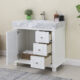 Altair Jardin 36" Single Bathroom Vanity Set in White and Carrara White Marble Countertop with Mirror 539036-WH-CA - Image 9