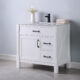 Altair Maribella 36" Single Bathroom Vanity Set in White and Carrara White Marble Countertop with Mirror 535036-WH-CA - Image 9