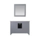 Altair Isla 48" Single Bathroom Vanity Set in Gray and Carrara White Marble Countertop with Mirror  538048-GR-CA - Image 9