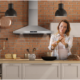 Cosmo 4-Piece, 36" Dual Fuel Range, 36" Range Hood, Dishwasher and Refrigerator COS-4PKG-079 - Image 9