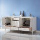 Altair Sutton 72" Double Bathroom Vanity Set in White and Carrara White Marble Countertop with Mirror  541072-WH-CA - Image 9