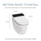 Vovo Integrated Smart Toilet with Bidet Seat and Auto Flush TCB-8100B - Image 9
