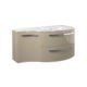 LaToscana Ambra 43" Vanity With Left Concave Cabinet AM43OPT2G - Image 7