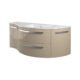 LaToscana Ambra 52" Vanity With Right Round And Left Concave Cabinet AM52RR - Image 5