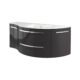 LaToscana Ambra 52" Vanity With Right Round And Left Concave Cabinet AM52RR - Image 7