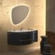 LaToscana Ambra 52" Vanity with Left Round and Right Concave Cabinet AM52LR
