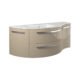 LaToscana Ambra 52" Vanity with Left Round and Right Concave Cabinet AM52LR - Image 7