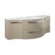 LaToscana Ambra 57" Vanity With Left And Right Concave Cabinets AM57BD - Image 8