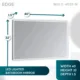 Aquadom Edge 40'' × 32'' LED Lighted Bathroom Mirror - Image 5