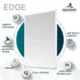 Aquadom Edge 40'' × 32'' LED Lighted Bathroom Mirror - Image 6