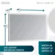 Aquadom Edge 48'' × 32'' LED Lighted Bathroom Mirror - Image 7