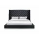 Whiteline Modern Living - Abrazo Bed King BK1356P-BLK - Image 2