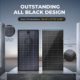 BougeRV 800W(200W*4PCS) Bifacial 12V 9BB Mono Solar Panel ISE206-4