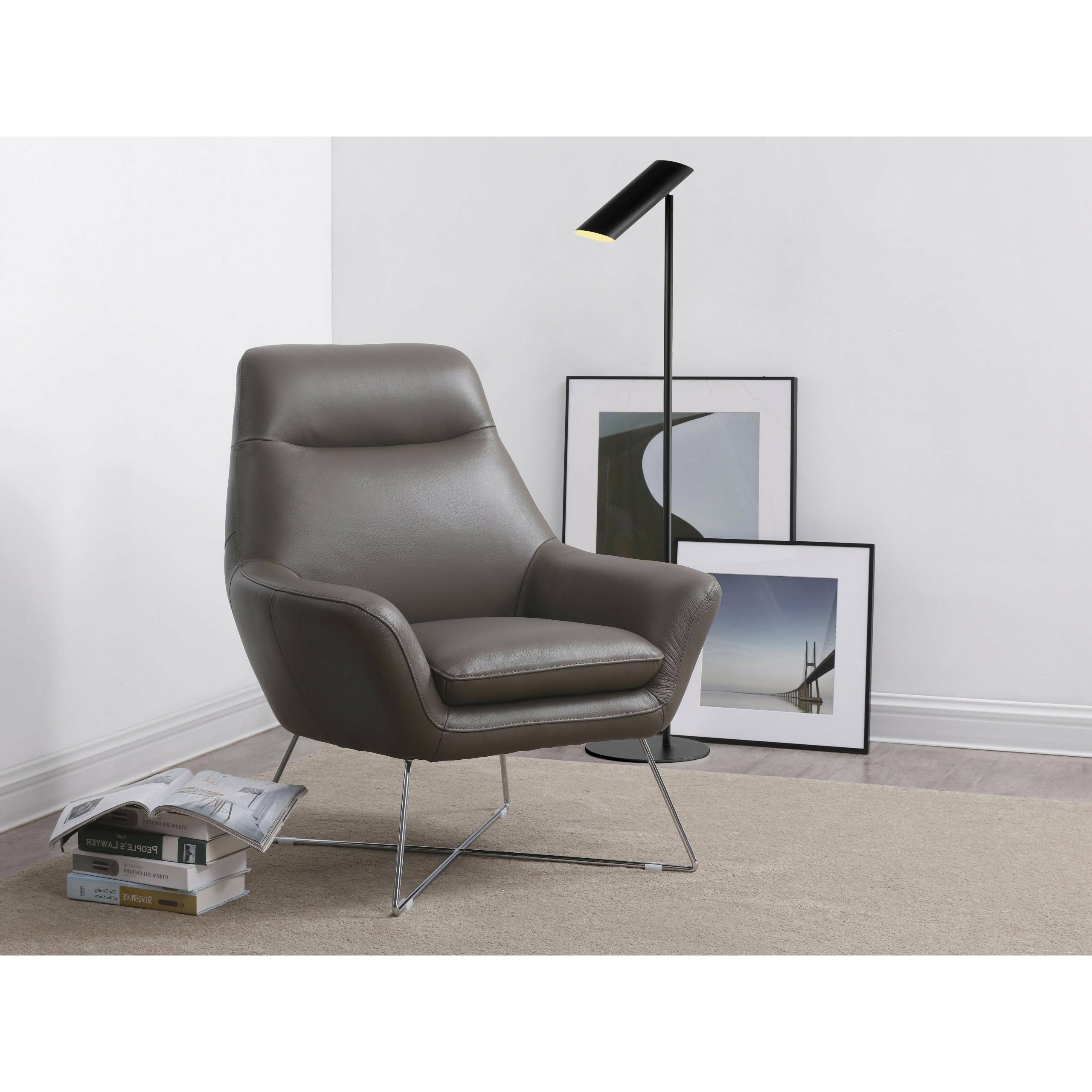 images Whiteline Modern Living - Daiana Chair CH1352L-DGRY - Image 1
