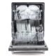 Cosmo 24" Top Control Built-In Tall Tub Dishwasher Fingerprint Resistant, Stainless Steel COS-DIS6502 - Image 3