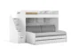 Eco Bel Mondo Twin-over-Twin XL / Full-over-Full XL 4-in-1 Bunk Bed System by Multimo Beds - Image 2