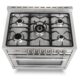 Cosmo Commercial-Style 36'' 3.8 cu. ft. Single Oven Dual Fuel Range with 8 Function Convection Oven in Stainless Steel F965 - Image 5