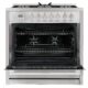 Cosmo Commercial-Style 36'' 3.8 cu. ft. Single Oven Dual Fuel Range with 8 Function Convection Oven in Stainless Steel COS-F965NF - Image 4