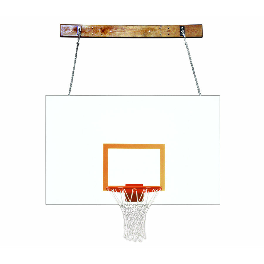 images First Team FoldaMount46 Magnum Side Folding Wall Mounted Basketball System - Image 1