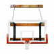 First Team FoldaMount46 Victory Side Folding Wall Mounted Basketball System