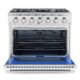 Cosmo Commercial-Style 36'' 4.5 cu. ft. Gas Range with 6 Italian Burners and Heavy Duty Cast Iron Grates in Stainless Steel COS-GRP366 - Image 7