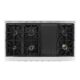Cosmo Commercial-Style 48'' 5.5 cu. ft. Double Oven Gas Range with 8 Italian Burners and Heavy Duty Cast Iron Grates in Stainless Steel COS-GRP486G - Image 5