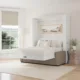 Queen Size Murphy Bed with Couch & Large Storage Cabinet | Inovabed - Image 12