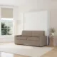 Queen Size Murphy Bed with Couch & Large Storage Cabinet | Inovabed - Image 10