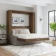 Queen Size Murphy bed with Couch & two Nightstands | Inovabed - Image 45