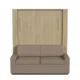 Queen Size Murphy bed with Couch & two Nightstands | Inovabed - Image 5