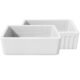 LaToscana 30" Reversible Fireclay Farmhouse Sink in White LFS3018W - Image 4