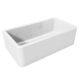 LaToscana 33" Reversible Fireclay Farmhouse Sink in White LFS3318W - Image 5