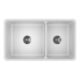 LaToscana 36'' Double-Bowl Reversible Fireclay Sink in White LDL3619W - Image 10