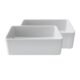 LaToscana 30" Reversible Fireclay Farmhouse Sink in White LTW3019W - Image 5