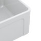 LaToscana 36" Reversible Fireclay Farmhouse Sink in White LTW3619W - Image 2