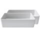 LaToscana 36" Reversible Fireclay Farmhouse Sink in White LTW3619W - Image 6