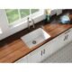 LaToscana 27'' Undermount or Drop-in Fireclay Farmhouse Sink in White LUM2719W - Image 2