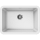 LaToscana 27'' Undermount or Drop-in Fireclay Farmhouse Sink in White LUM2719W - Image 4