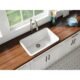 LaToscana 30'' Undermount or Drop-in Fireclay Farmhouse Sink in White LUM3019W - Image 3