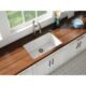 LaToscana 30'' Undermount or Drop-in Fireclay Farmhouse Sink in White LUM3019W - Image 4