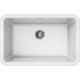 LaToscana 30'' Undermount or Drop-in Fireclay Farmhouse Sink in White LUM3019W