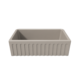 LaToscana 33'' Reversible Fireclay Farmhouse Sink in Silver Flax LFS3318SF - Image 5
