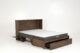 Night and Day Furniture Murphy Louvre Cabinet Bed, Queen, Normandy Finish - Image 3