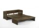 Night and Day Furniture Murphy Rustic Cube 3 Cabinet Bed, Queen, Rustic Brown Finish - Image 2