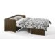 Night and Day Furniture Murphy Rustic Cube 3 Cabinet Bed, Queen, Rustic Brown Finish - Image 4