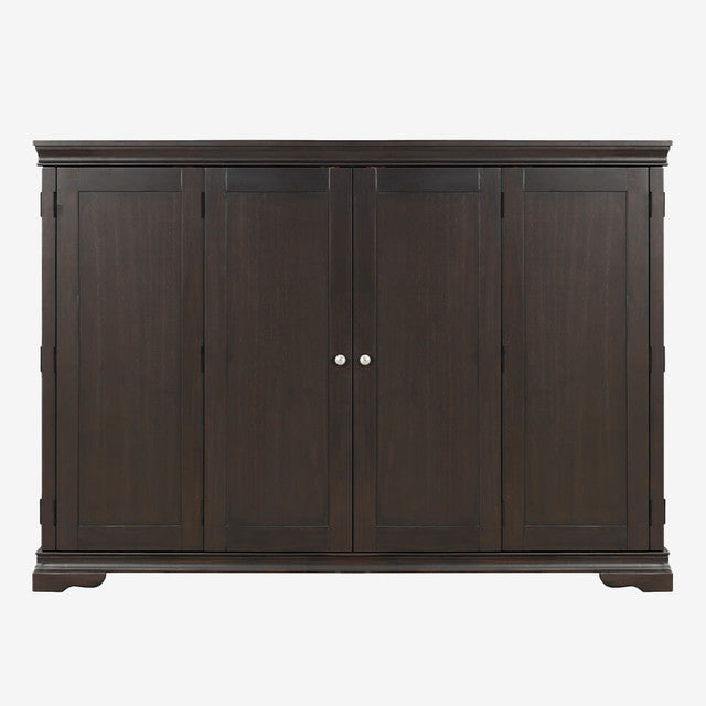 images Night and Day Furniture Murphy Sealy San Sebastian Cabinet Bed, Queen, Espresso Finish - Image 1