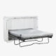Night and Day Furniture Murphy Sealy San Sebastian Cabinet Bed, Queen, White Finish - Image 8