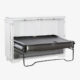 Night and Day Furniture Murphy Sealy San Sebastian Cabinet Bed, Queen, White Finish - Image 5