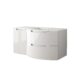 LaToscana Oasi 53" Vanity With Left Side Cabinet OA53OPT3W - Image 2