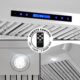Cosmo 48" Ducted Under Cabinet Range Hood with Soft-Touch Controls, Permanent Filters, 4-Speed Fan, LED Lights in Stainless Steel COS-QS48 - Image 2